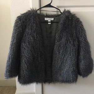 Faux fur jacket